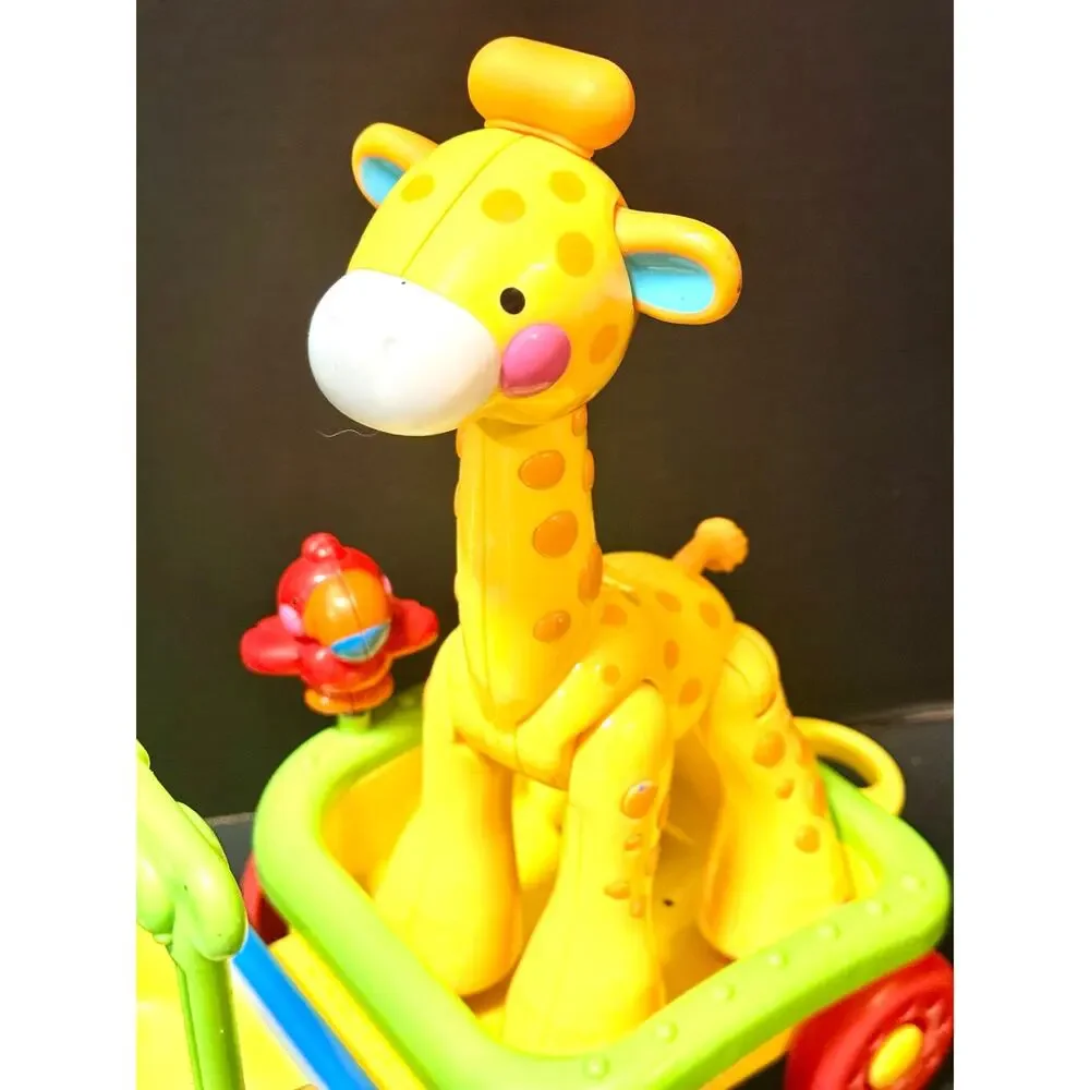 Fisher-Price Amazing Animals Sing & Go Choo-Choo toy train set giraffe figure